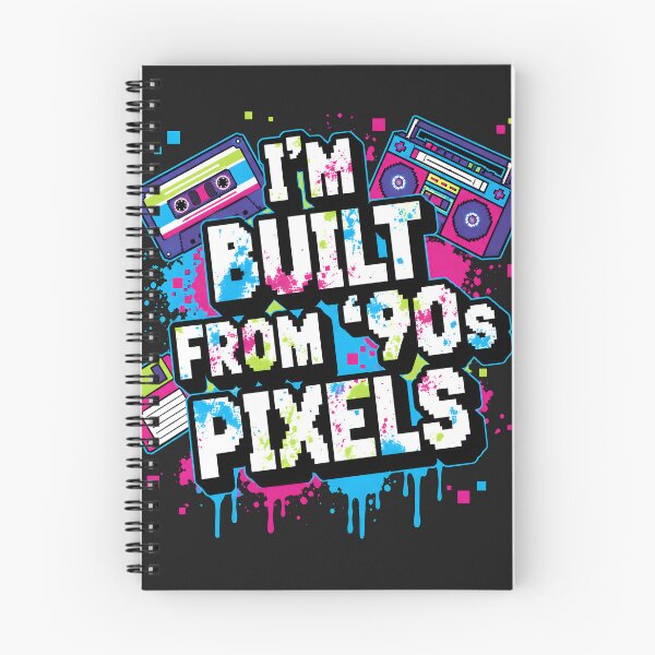 Item preview, I'm Built From 90s Pixels Retro Nerd Humor designed and sold by PixelBlob.