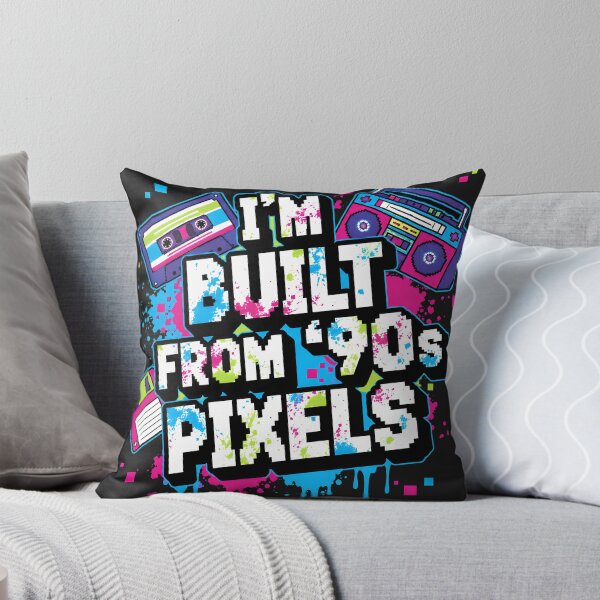 Item preview, I'm Built From 90s Pixels Retro Nerd Humor designed and sold by PixelBlob.