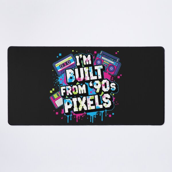 Item preview, I'm Built From 90s Pixels Retro Nerd Humor designed and sold by PixelBlob.