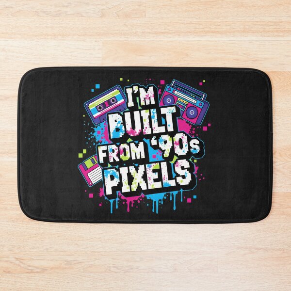 Item preview, I'm Built From 90s Pixels Retro Nerd Humor designed and sold by PixelBlob.