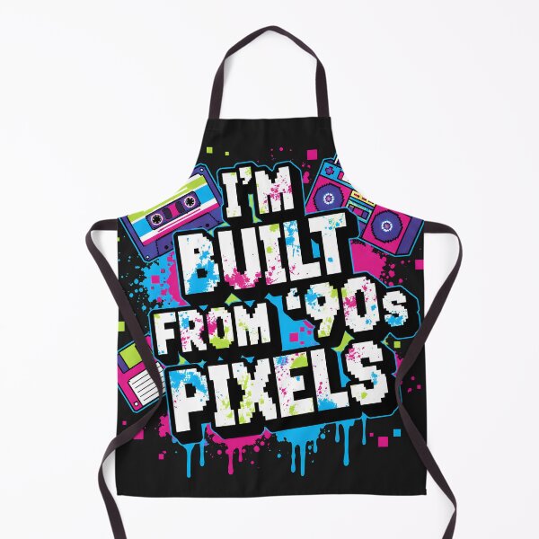 Item preview, I'm Built From 90s Pixels Retro Nerd Humor designed and sold by PixelBlob.