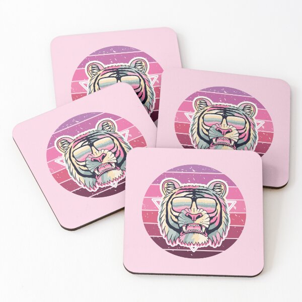 Item preview, Tiger Portrait Purple Pink designed and sold by FanFest.