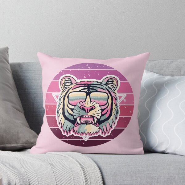 Item preview, Tiger Portrait Purple Pink designed and sold by FanFest.