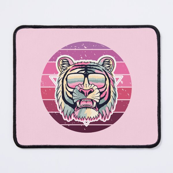 Item preview, Tiger Portrait Purple Pink designed and sold by FanFest.