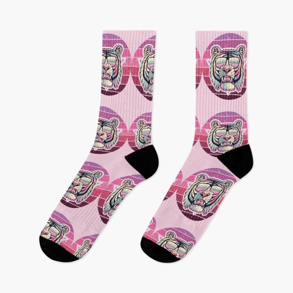Item preview, Tiger Portrait Purple Pink designed and sold by FanFest.