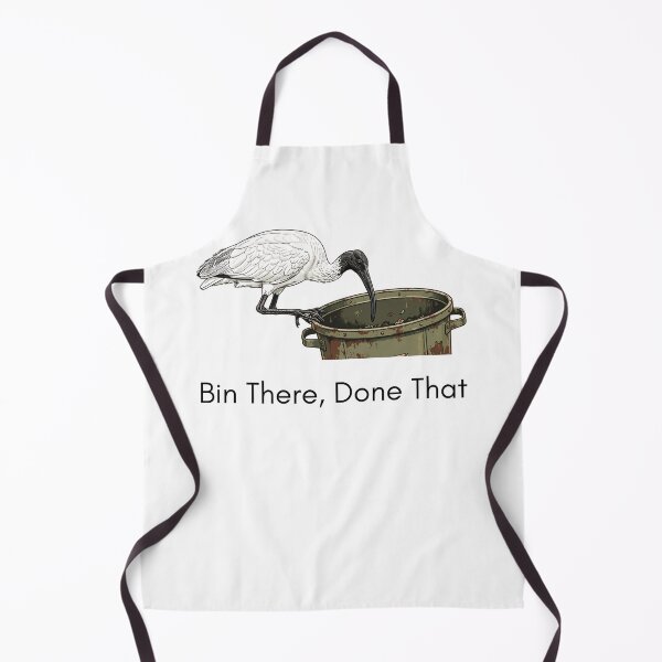 Item preview, Bin There Done That Australian White Ibis Funny Birdwatcher Birdwatching Pun designed and sold by Neurospicy Trolls.