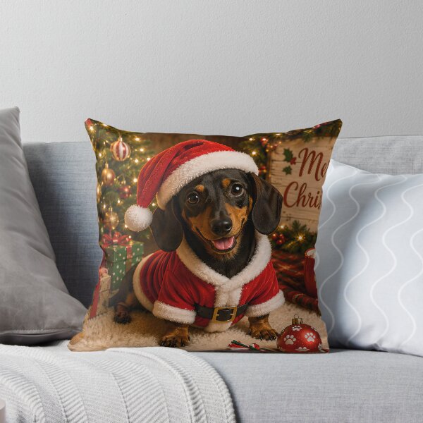 Item preview, A Very Merry Dachshund Christmas designed and sold by Stubblejumper Artworks.