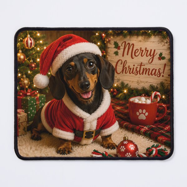 Item preview, A Very Merry Dachshund Christmas designed and sold by Stubblejumper Artworks.