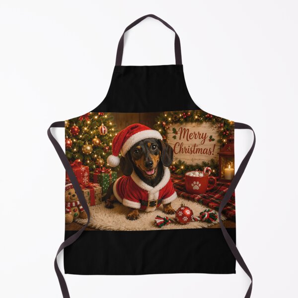 Item preview, A Very Merry Dachshund Christmas designed and sold by Stubblejumper Artworks.