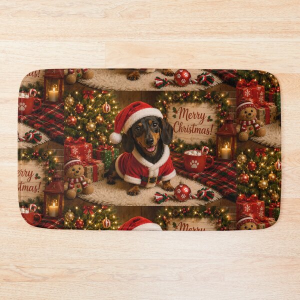 Item preview, A Very Merry Dachshund Christmas designed and sold by Stubblejumper Artworks.