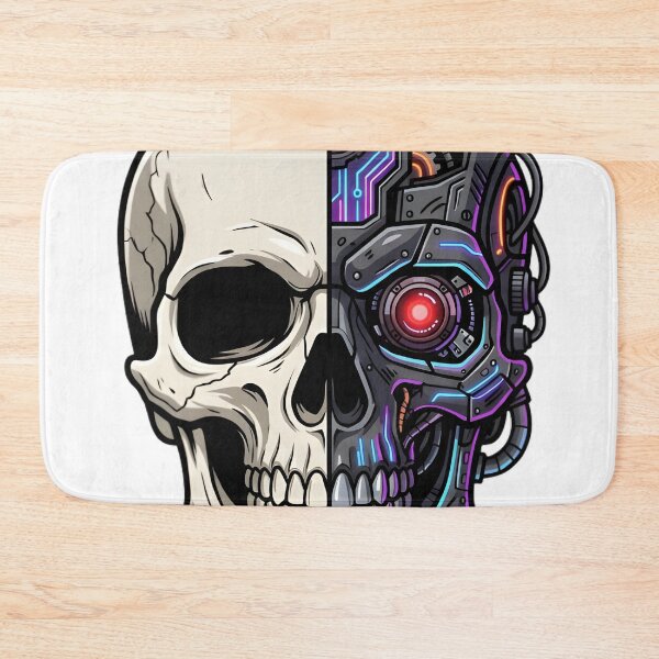 Item preview, Cyberpunk Techwear Skull designed and sold by GlitchDripX.