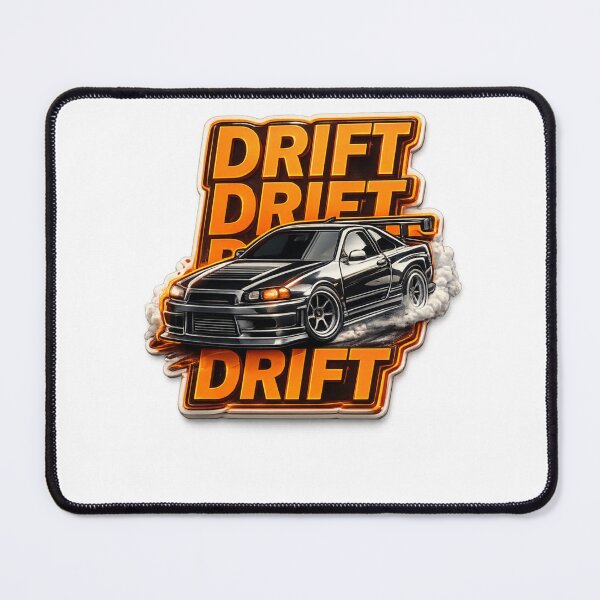 Item preview, Drift JDM Sports Car Sticker designed and sold by Stickershutter.