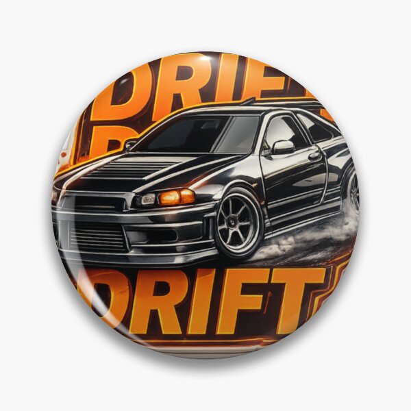 Item preview, Drift JDM Sports Car Sticker designed and sold by Stickershutter.