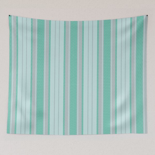 Item preview, Pastel Green & Gray Chevron Stripes designed and sold by KSimpson838.