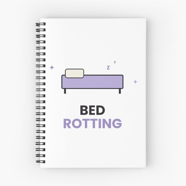 Item preview, Bed Rotting Funny Lazy Day Sticker designed and sold by QuirkyCartel.
