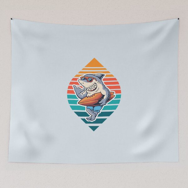 Item preview, Surfer Shark Jagged Surfboard designed and sold by FanFest.