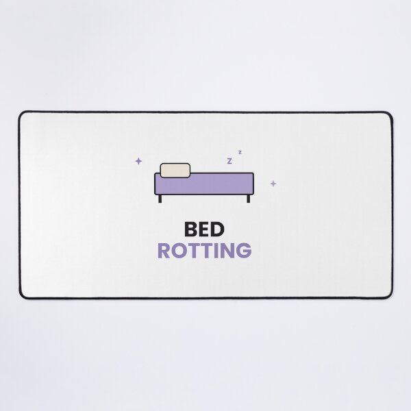 Item preview, Bed Rotting Funny Lazy Day Sticker designed and sold by QuirkyCartel.