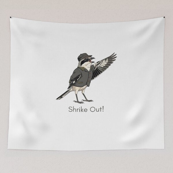 Item preview, Shrike Out Funny Northern Shrike Umpire Birdwatcher Pun designed and sold by Neurospicy Trolls.