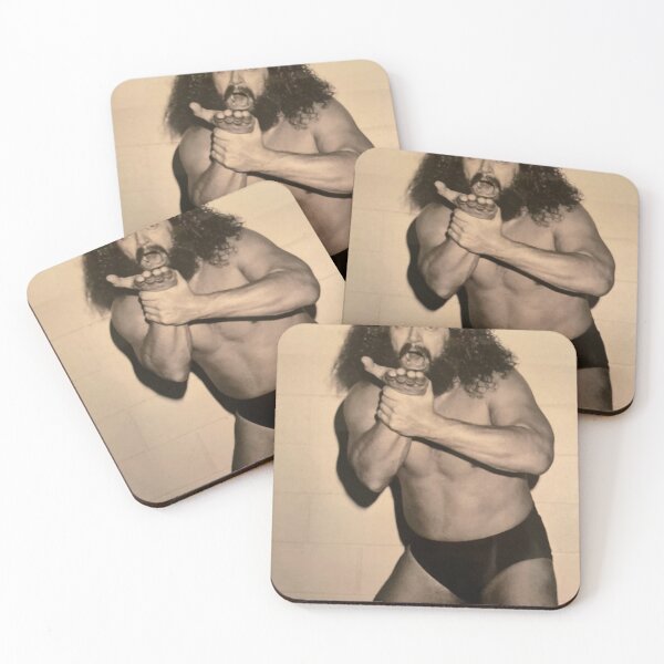 Item preview, Bruiser Brody Frank goodish rare photo art design shirt wrestling Texas  designed and sold by Jimbobipbip.