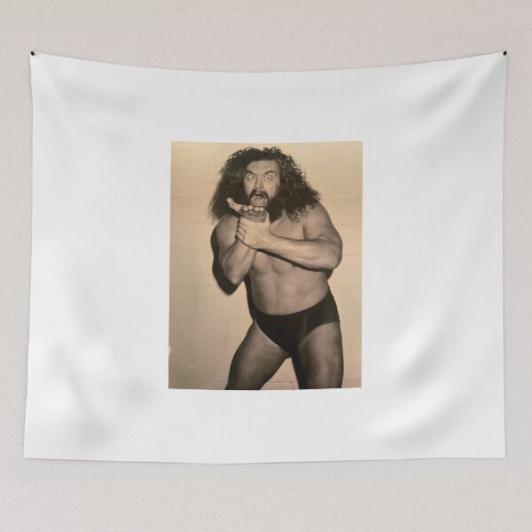 Item preview, Bruiser Brody Frank goodish rare photo art design shirt wrestling Texas  designed and sold by Jimbobipbip.