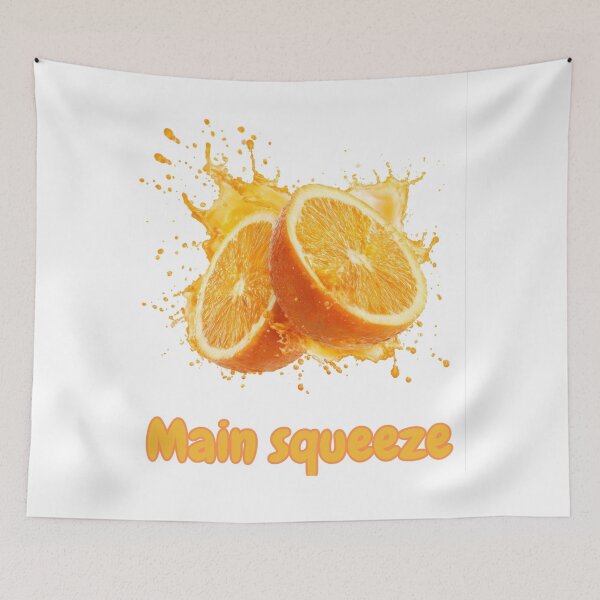Item preview, Orange Vibes Only – Fresh Citrus Slice Minimalist Illustration 6 designed and sold by SDKENERGY.