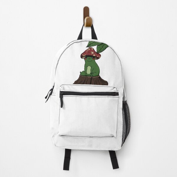 Item preview, Mushroom Frog on a stump designed and sold by PintoPrints.