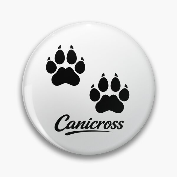 Item preview, Canicross – Double Dog Paw Prints designed and sold by OTSC.