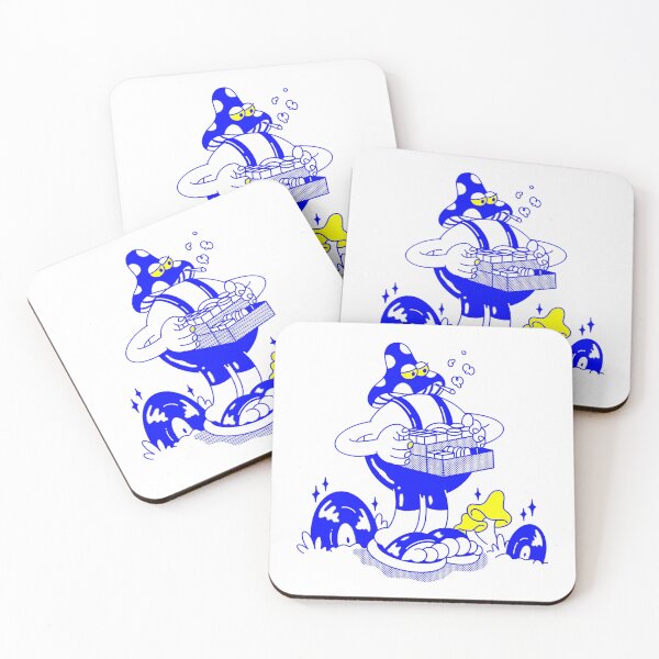 Item preview, Mushroom Record Collector Cartoon designed and sold by PrestonChild.