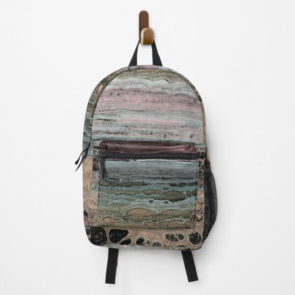 Item preview, Sediment Layers – Abstract Landscape in Muted Earth Tones designed and sold by BuckaBaby.