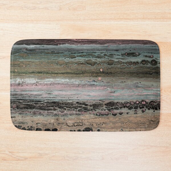 Item preview, Sediment Layers – Abstract Landscape in Muted Earth Tones designed and sold by BuckaBaby.