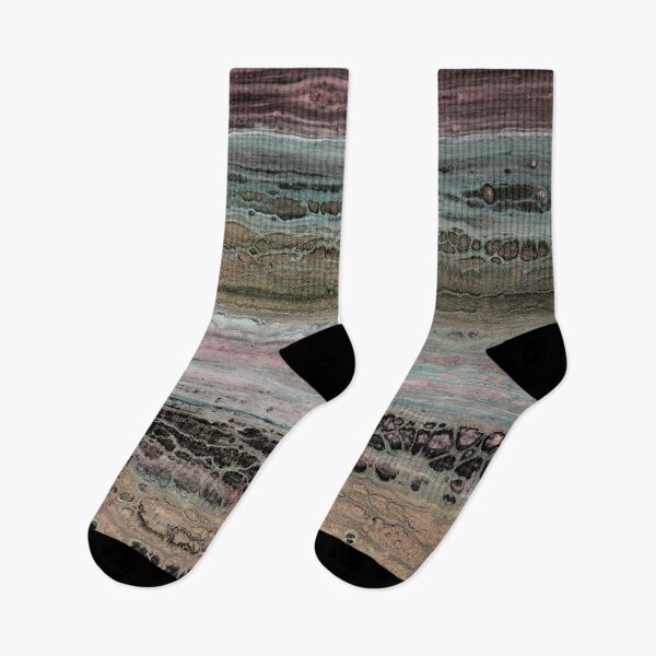 Item preview, Sediment Layers – Abstract Landscape in Muted Earth Tones designed and sold by BuckaBaby.