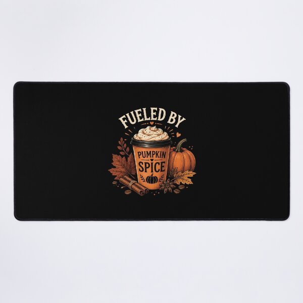 Item preview, Fueled By Pumpkin Spice | Cozy Autumn Coffee Lover | Pumpkin Spice Latte Fall Design designed and sold by MAPDDesigns.