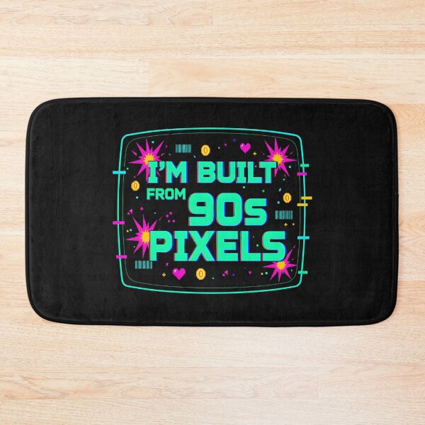 Item preview, I'm Built From 90s Pixels Retro Tech Humor designed and sold by PixelBlob.