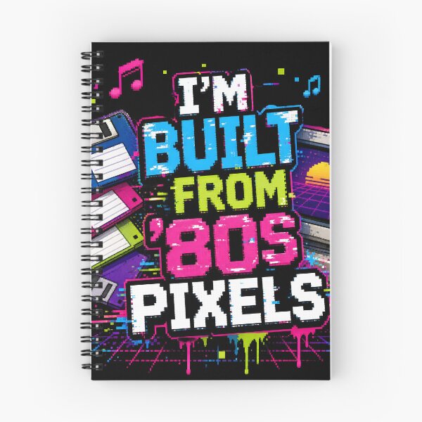 Item preview, I'm Built From 80s Pixels Retro Tech Humor designed and sold by PixelBlob.