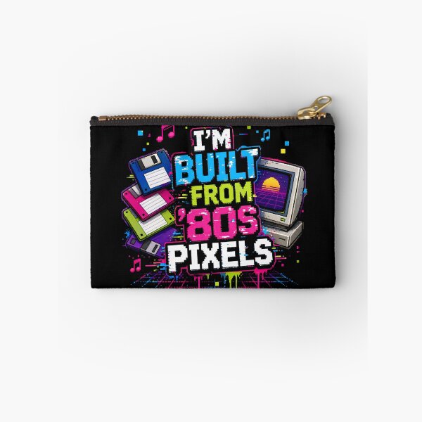 Item preview, I'm Built From 80s Pixels Retro Tech Humor designed and sold by PixelBlob.