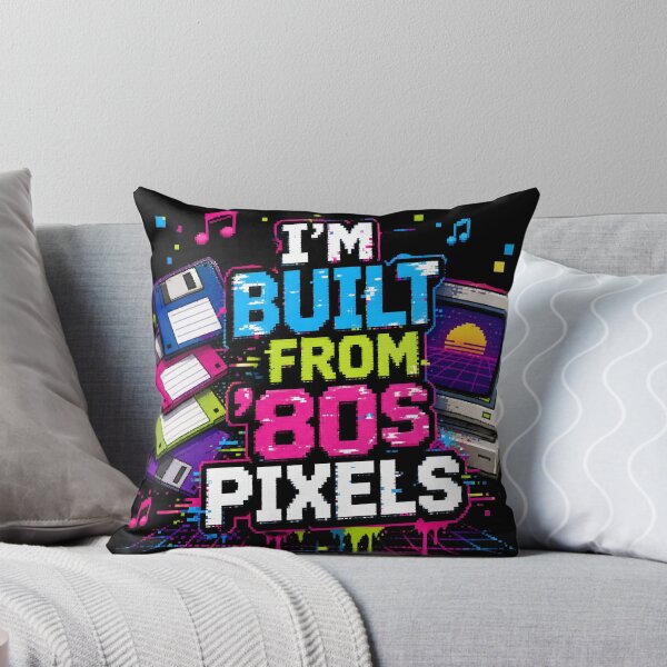 Item preview, I'm Built From 80s Pixels Retro Tech Humor designed and sold by PixelBlob.