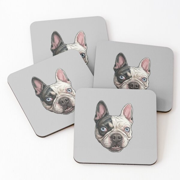 Item preview, French Bulldog - Rose the Frenchie designed and sold by Monstera Mosaics & Plant Art.