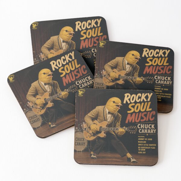 Item preview, Chuck Canary Rock and Roll Retro Album Parody designed and sold by MissTerryWoman.