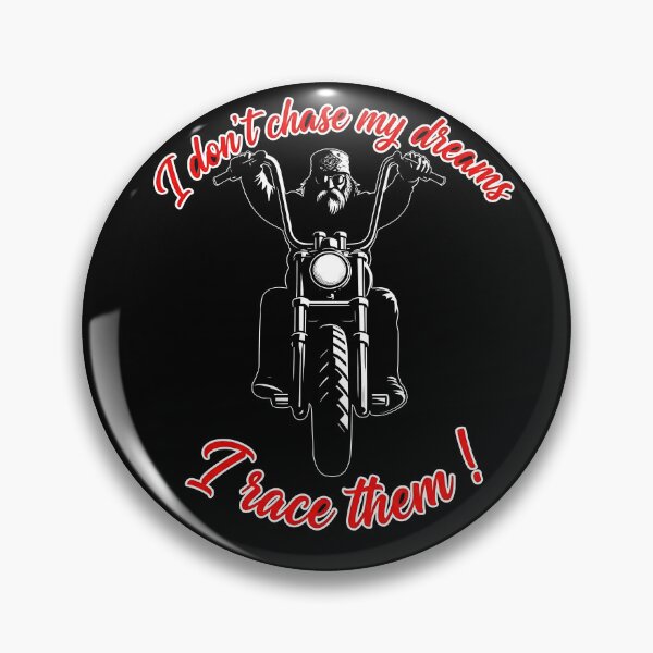 Item preview, I don't chase my dreams - I race them on my chopper bike designed and sold by TomVtX.