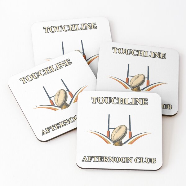 Item preview, Touchline Afternoon Club Retro Rugby Emblem designed and sold by Freshloop Studio | Whimsical Vintage Art.