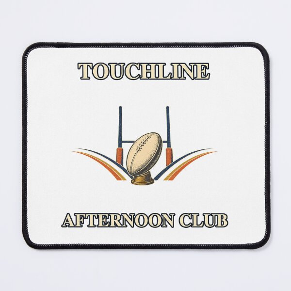 Item preview, Touchline Afternoon Club Retro Rugby Emblem designed and sold by Freshloop Studio | Whimsical Vintage Art.