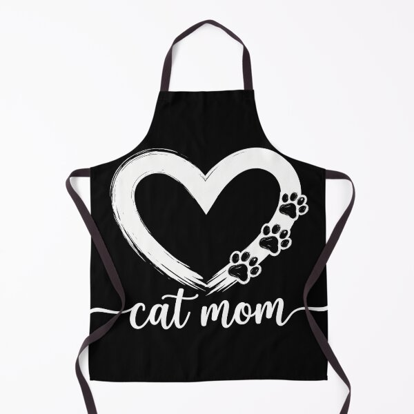 Item preview, Cat Mom Heart Paw Prints Cute Pet Lover Gift designed and sold by TeNovaStudio.