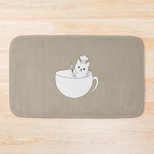Item preview, Cat barista kitchen art designed and sold by LeshanArt.