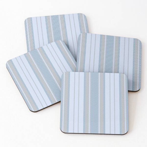 Item preview, Pastel Blue & Gray Chevron Stripes designed and sold by KSimpson838.