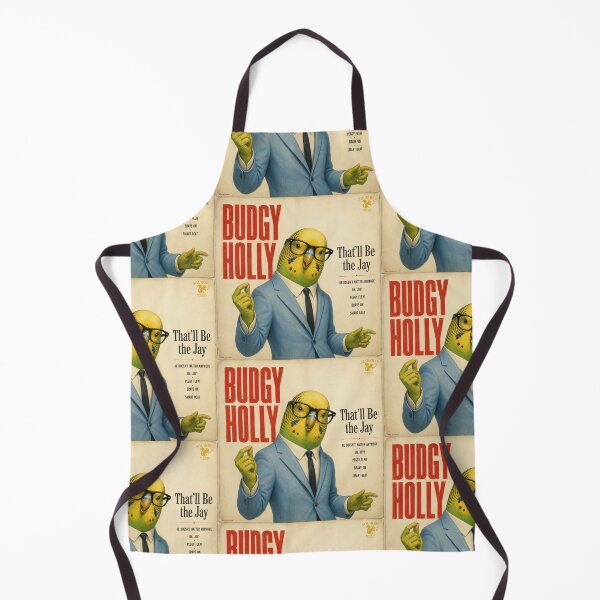 Item preview, Budgy Holly Rock and Roll Retro Album Parody designed and sold by MissTerryWoman.