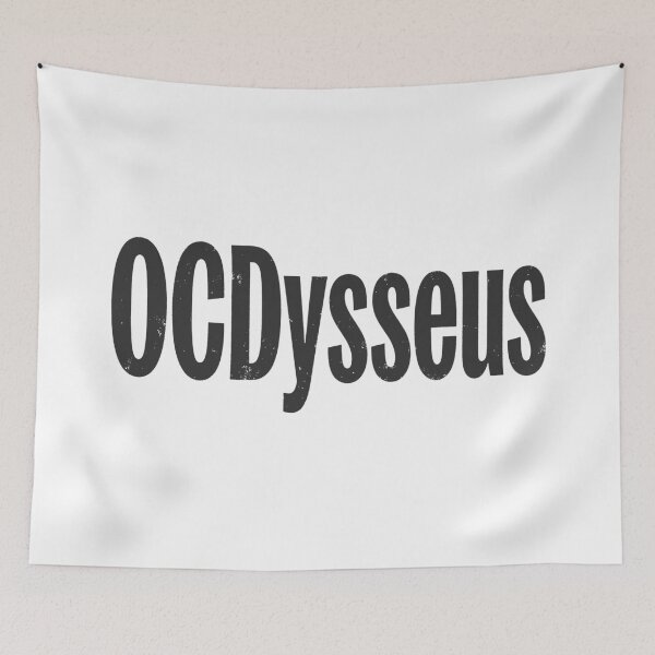 Item preview, OCDysseus in Black Grungy Letters / Odysseus designed and sold by StudioDestruct.