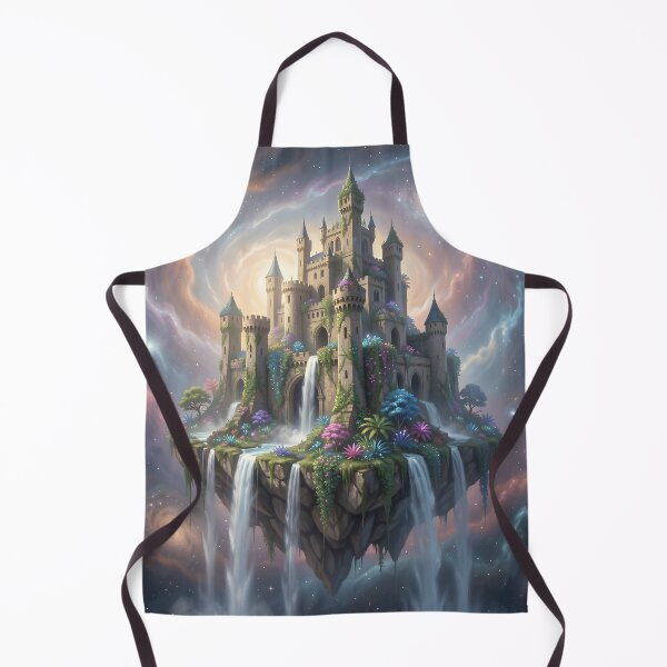 Item preview, Ancient Castle – Floating Island Nebula Fantasy Art designed and sold by LittleBigGifts.