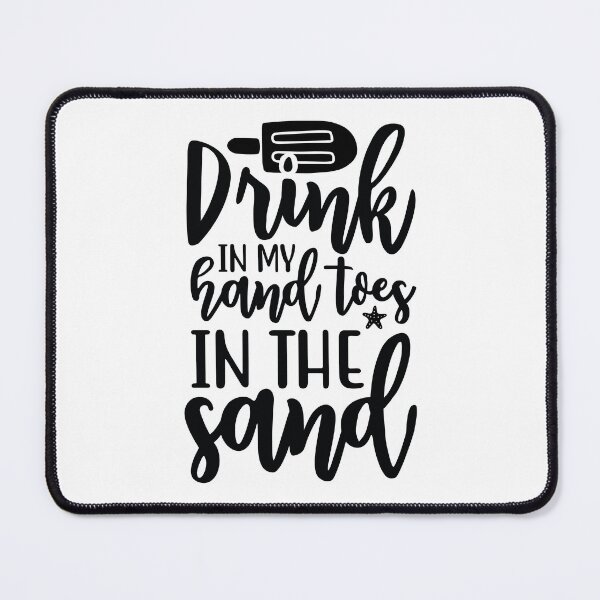 Item preview, Drink In My Hand Toes In The Sand - Summer Quotes Retro Vintage Beach Lover Gift designed and sold by FuzionRaptor.