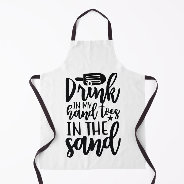 Item preview, Drink In My Hand Toes In The Sand - Summer Quotes Retro Vintage Beach Lover Gift designed and sold by FuzionRaptor.