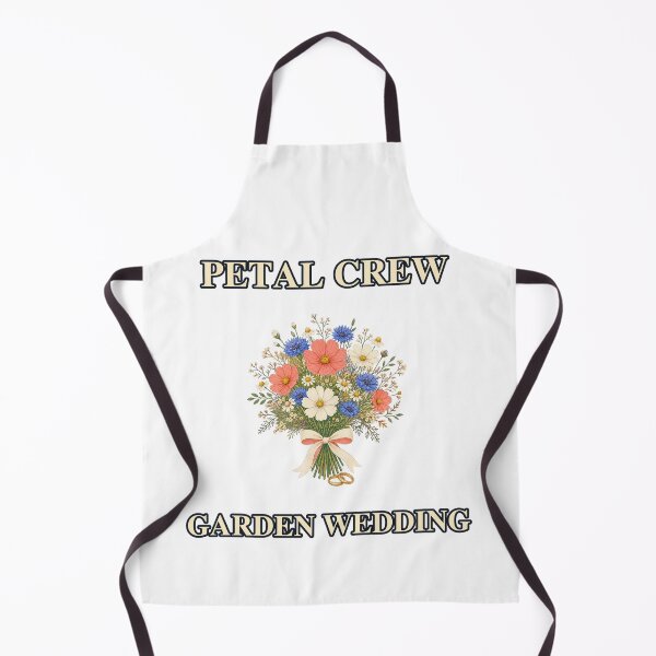 Aperçu de l'œuvre Petal Crew Garden Wedding Wildflower Graphic créée et vendue par Freshloop Studio | Whimsical Vintage Art.